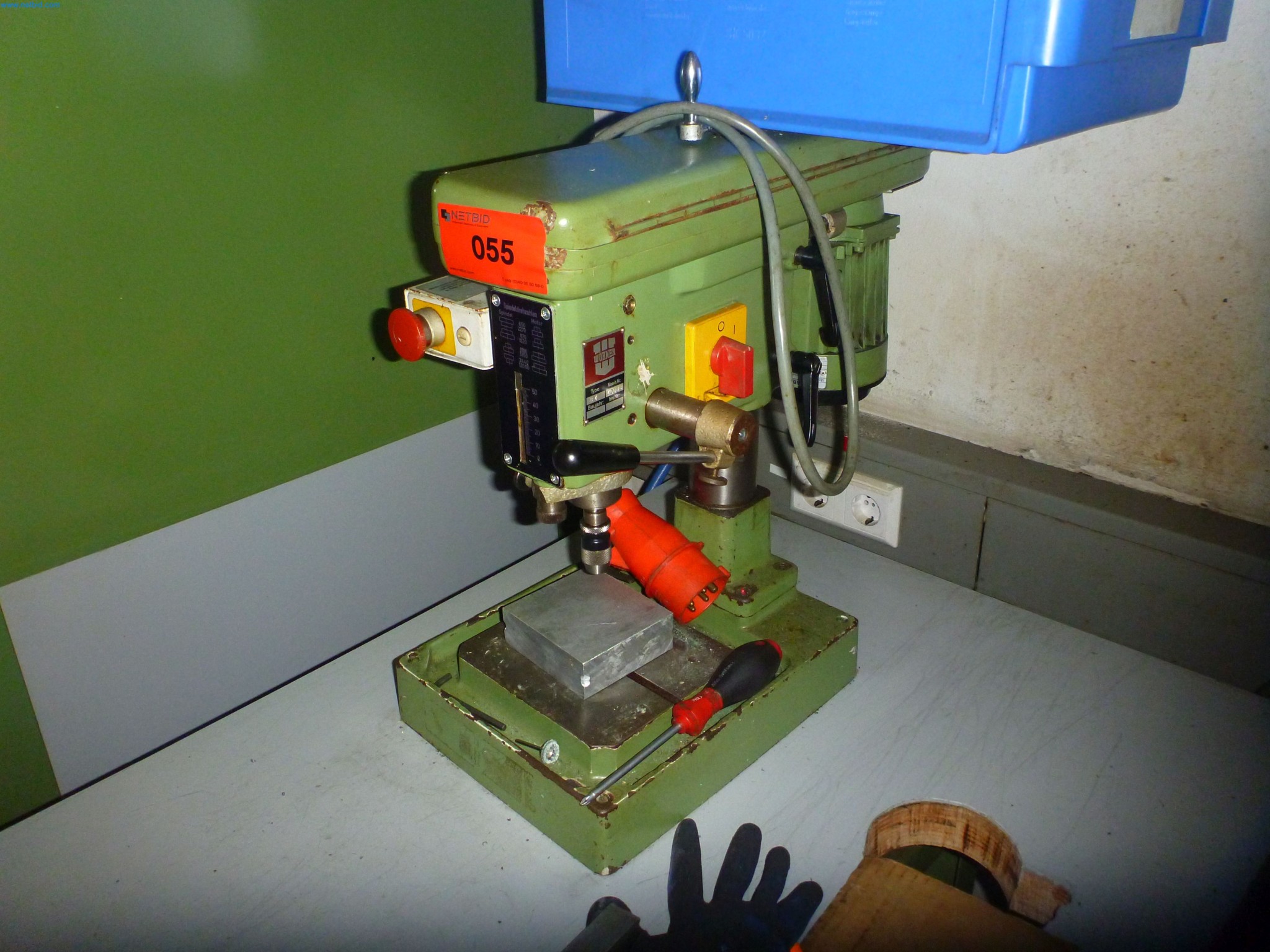 Tischgewindeschneidemaschine Wörner B4